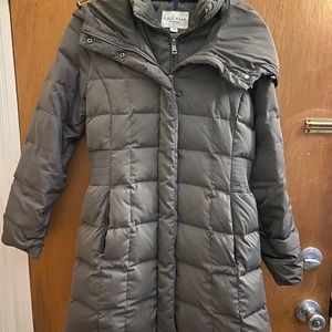 Cole haan long fitted puffer jacket